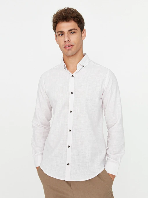 Сорочки Trendyol модель TMNAW23GO00077/Bej Фото