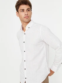 Сорочки Trendyol модель TMNAW23GO00077/Bej Фото