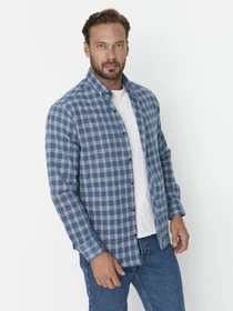 Сорочки Trendyol модель TMNAW23GO00174/Mavi Фото