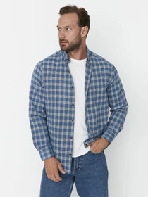 Сорочки Trendyol модель TMNAW23GO00174/Mavi Фото