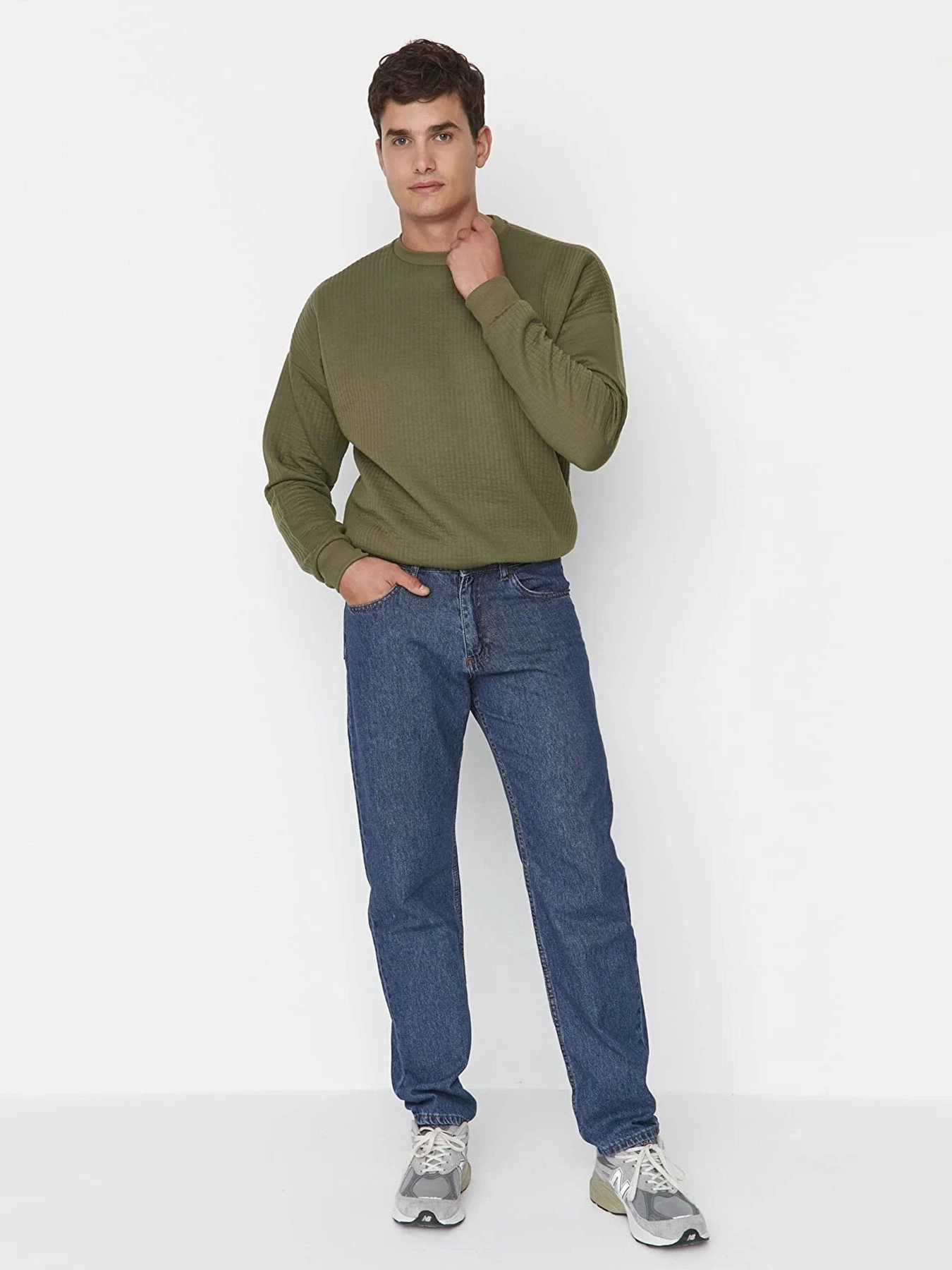 Джинсы Trendyol модель TMNAW23JE00039/Indigo Фото