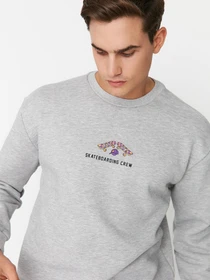 Худі та світшоти Trendyol модель TMNAW23SW00479/Gri Фото