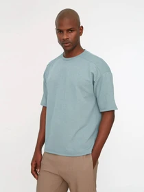 Футболки и поло Trendyol модель TMNSS22TS0205/Indigo Фото