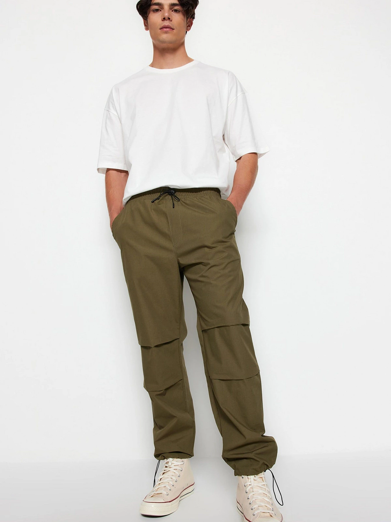 Брюки Trendyol модель TMNSS23PL00045/Haki Фото