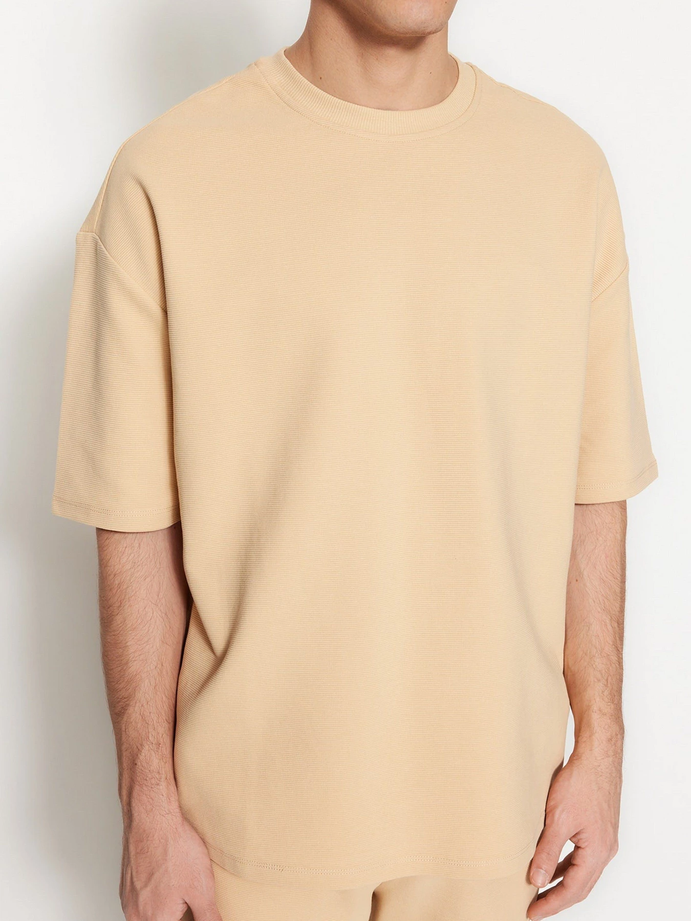 Футболки и поло Trendyol модель TMNSS23TS00069/Bej Фото
