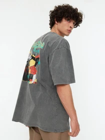 Футболки и поло Trendyol модель TMNSS22TS0831/Antrasit Фото