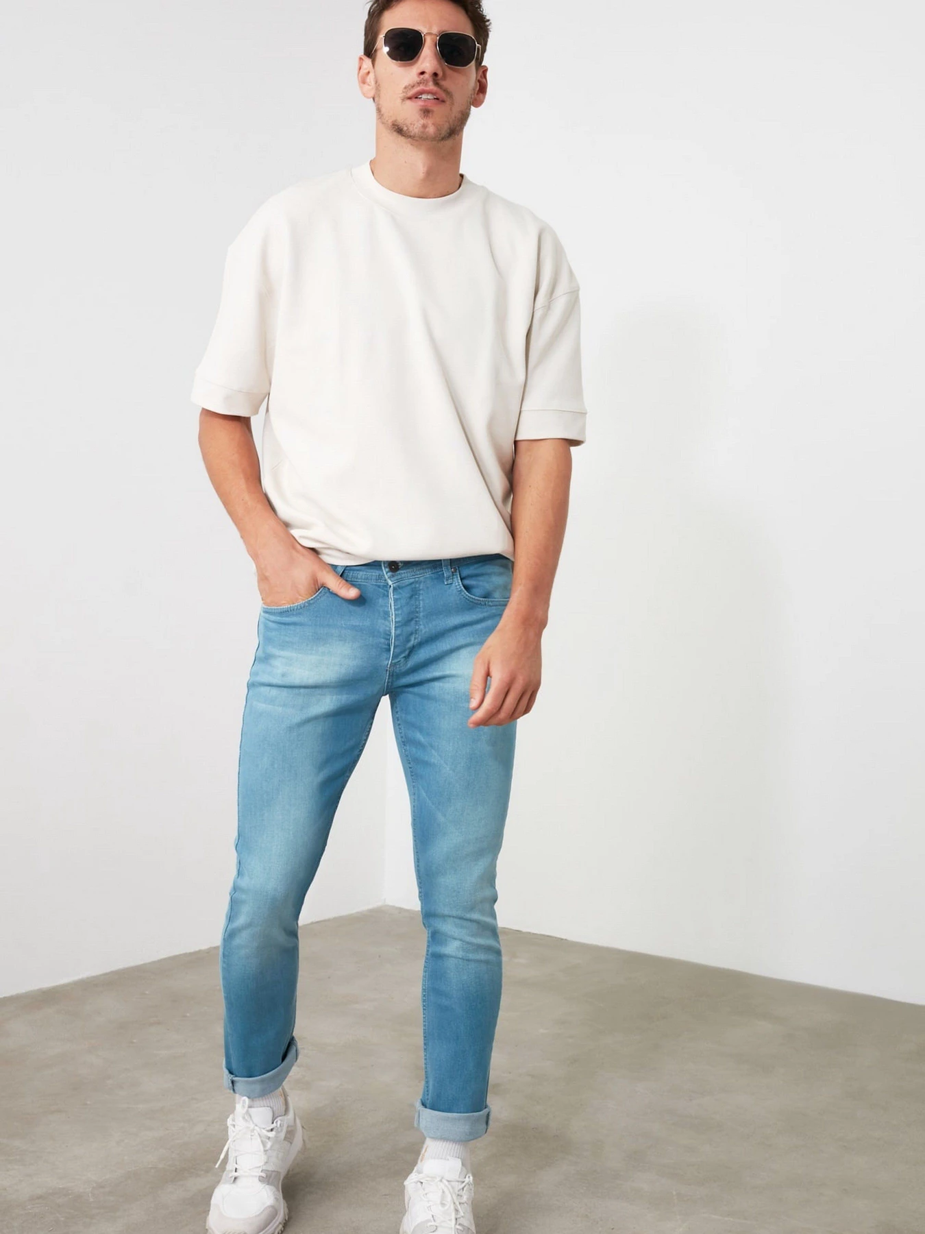 Джинси Trendyol Skinny модель TMNSS20JE0258/Mavi Джинси Trendyol Skinny модель TMNSS20JE0258/Mavi Фото