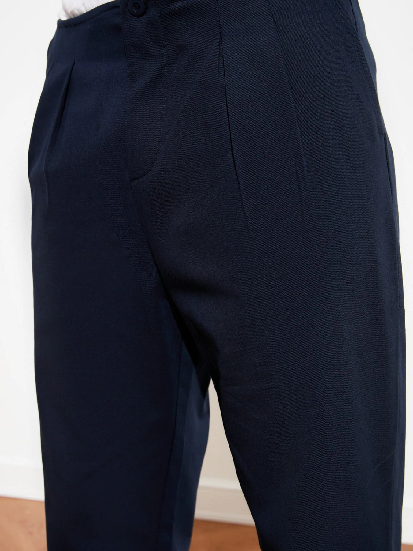 Брюки Trendyol модель TMNSS21PL0116/Lacivert Брюки Trendyol модель TMNSS21PL0116/Lacivert Фото