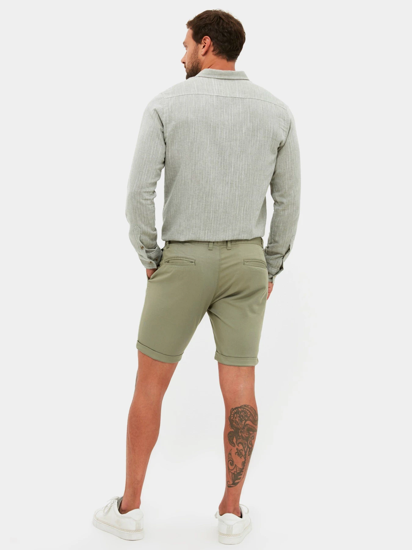 Шорты Trendyol модель TMNSS21SR0725/Haki Фото