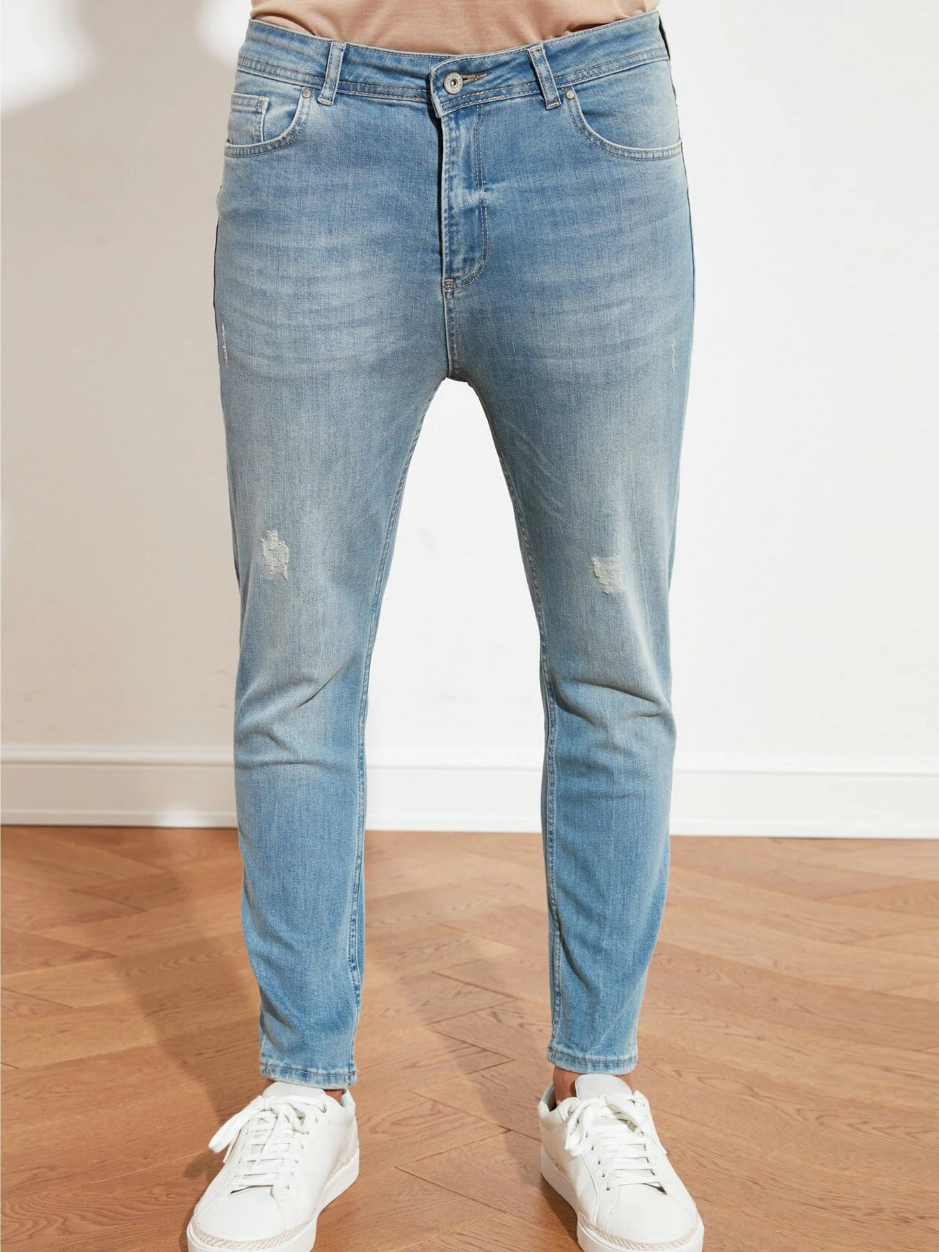 Джинсы Trendyol Skinny модель TMNSS21JE0054/Acik Mavi Джинсы Trendyol Skinny модель TMNSS21JE0054/Acik Mavi Фото