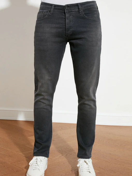 Джинси Trendyol Slim модель TMNSS21JE0068/Antrasit Фото