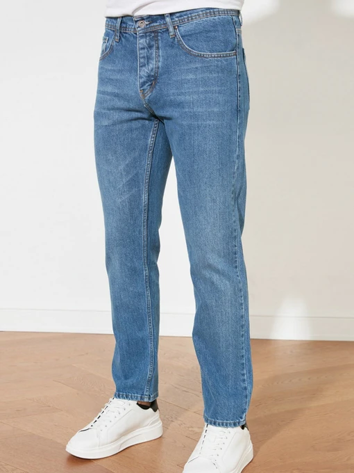 Джинсы Trendyol Straight модель TMNSS21JE0810/Indigo Фото