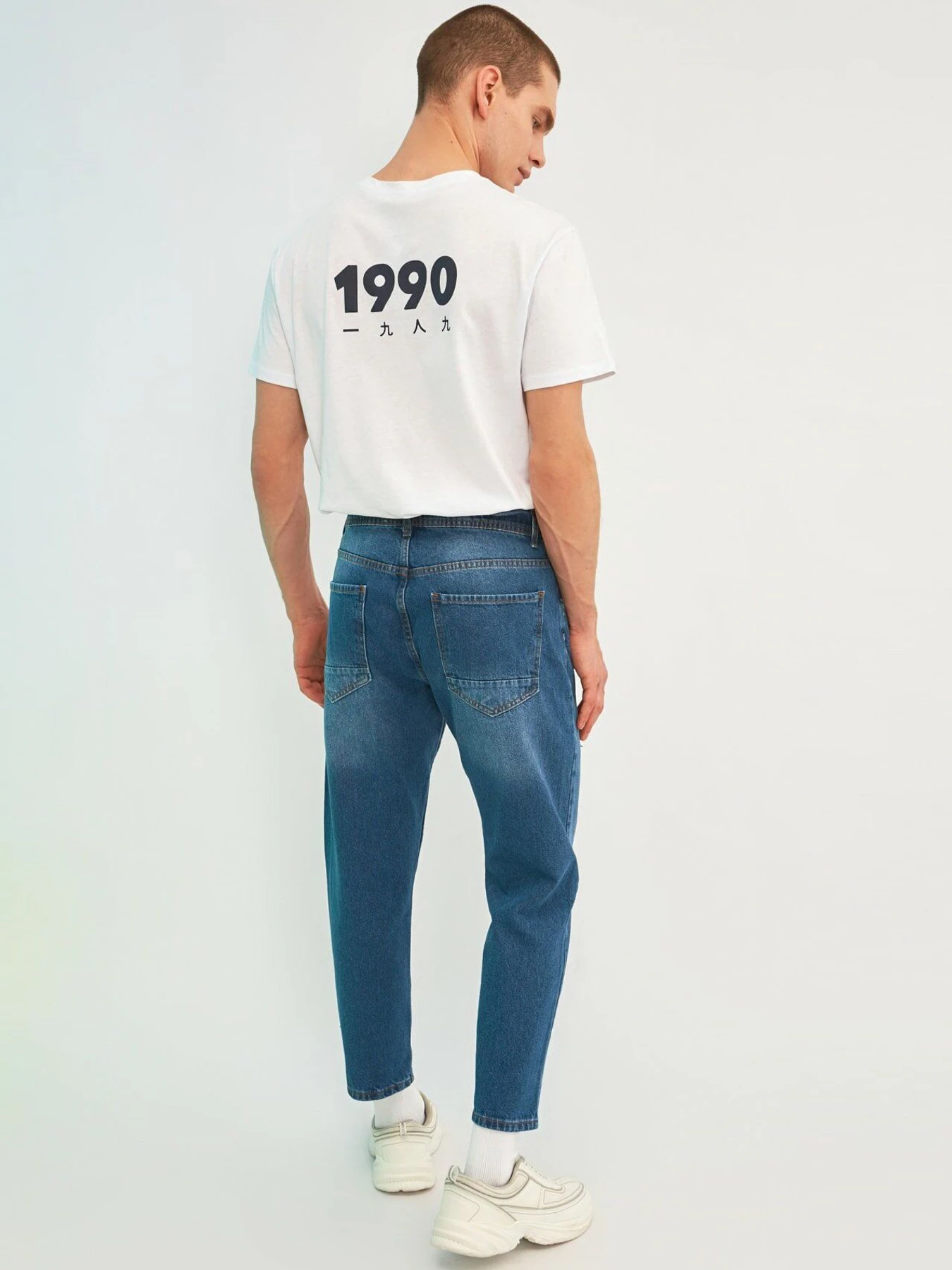 Джинсы Trendyol Slim Crop модель TMNSS21JE0370/Indigo Фото