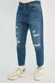 Джинсы Trendyol Slim Crop модель TMNSS21JE0370/Indigo Фото