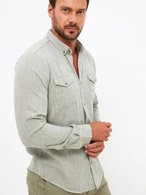 Рубашки Trendyol модель TMNSS21GO1134/Haki Фото