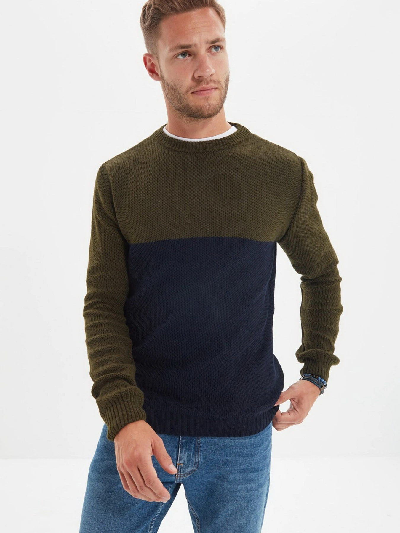 Светри та кардигани Trendyol модель TMNAW21KZ0544/Haki Светри та кардигани Trendyol модель TMNAW21KZ0544/Haki Фото