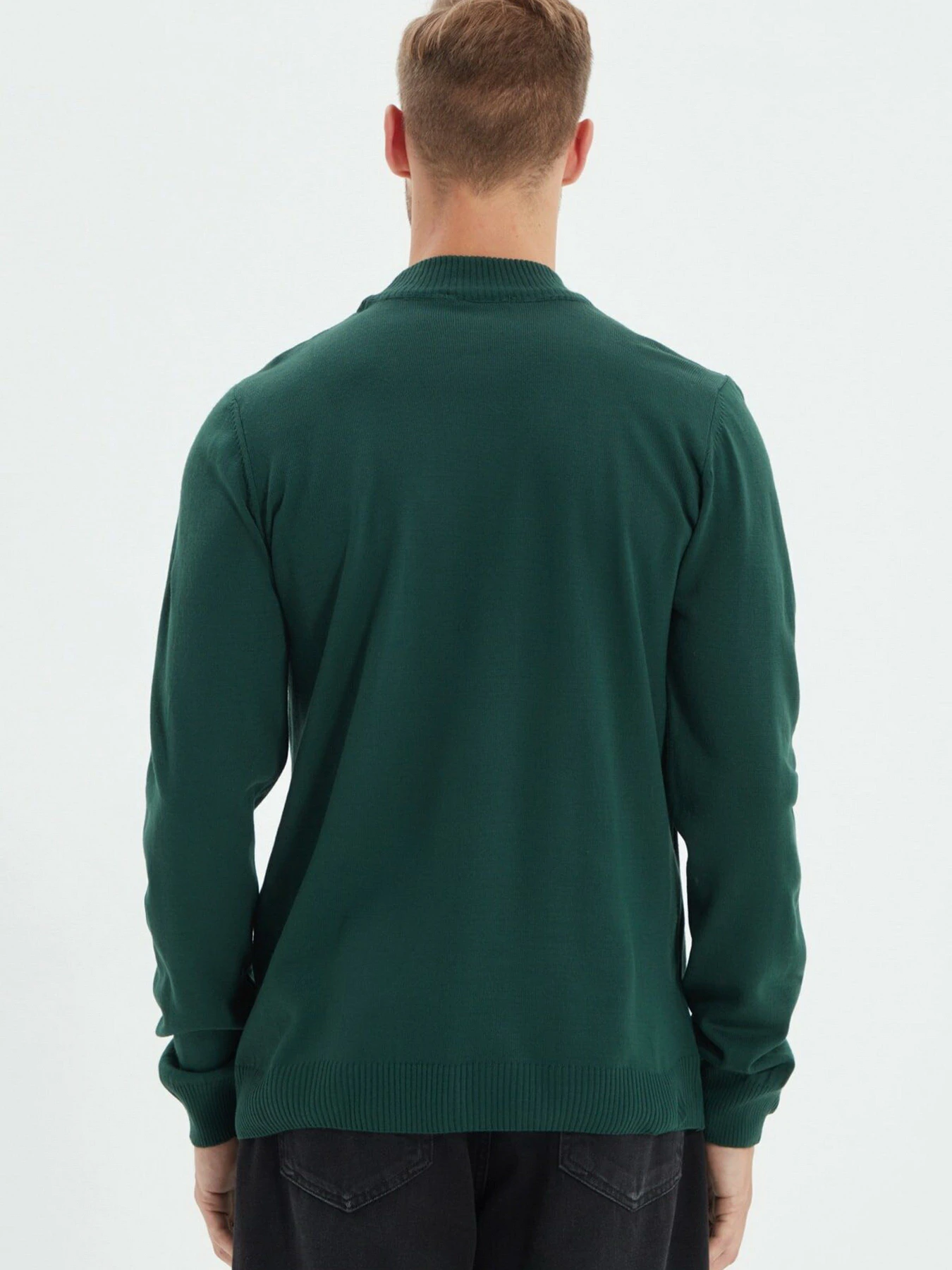 Светри та кардигани Trendyol модель TMNAW21KZ0758/Yesil Светри та кардигани Trendyol модель TMNAW21KZ0758/Yesil Фото