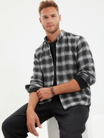 Рубашки Trendyol модель TMNAW22GO0357/Gri Фото