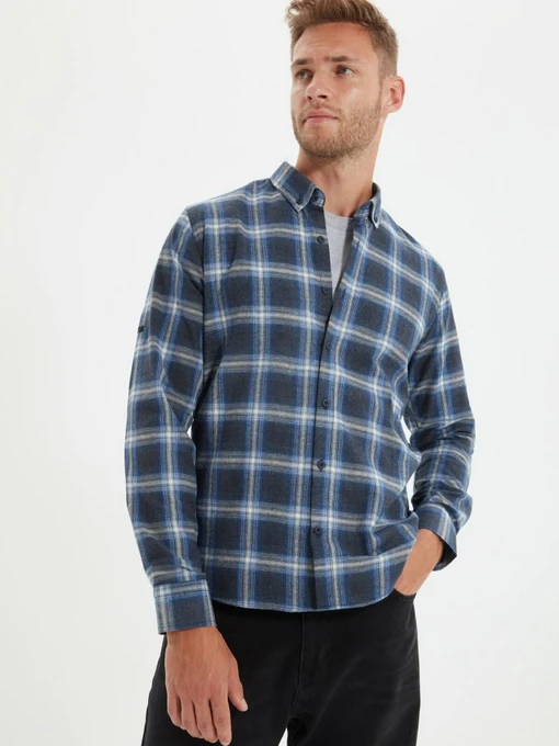 Рубашки Trendyol модель TMNAW22GO0357/Indigo Фото