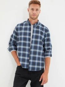 Рубашки Trendyol модель TMNAW22GO0357/Indigo Фото