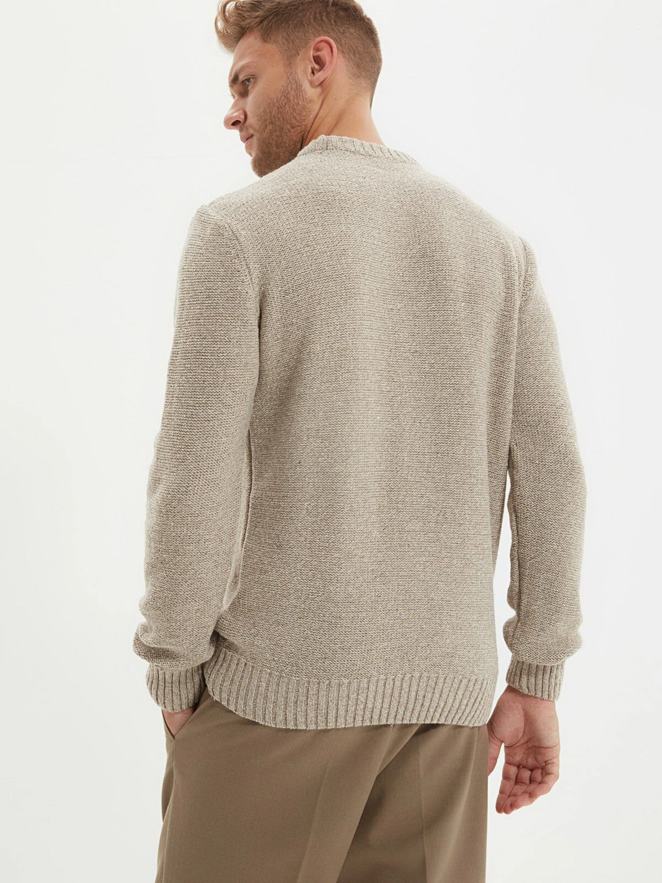 Светри та кардигани Trendyol модель TMNAW22KZ0401/Vizon Светри та кардигани Trendyol модель TMNAW22KZ0401/Vizon Фото