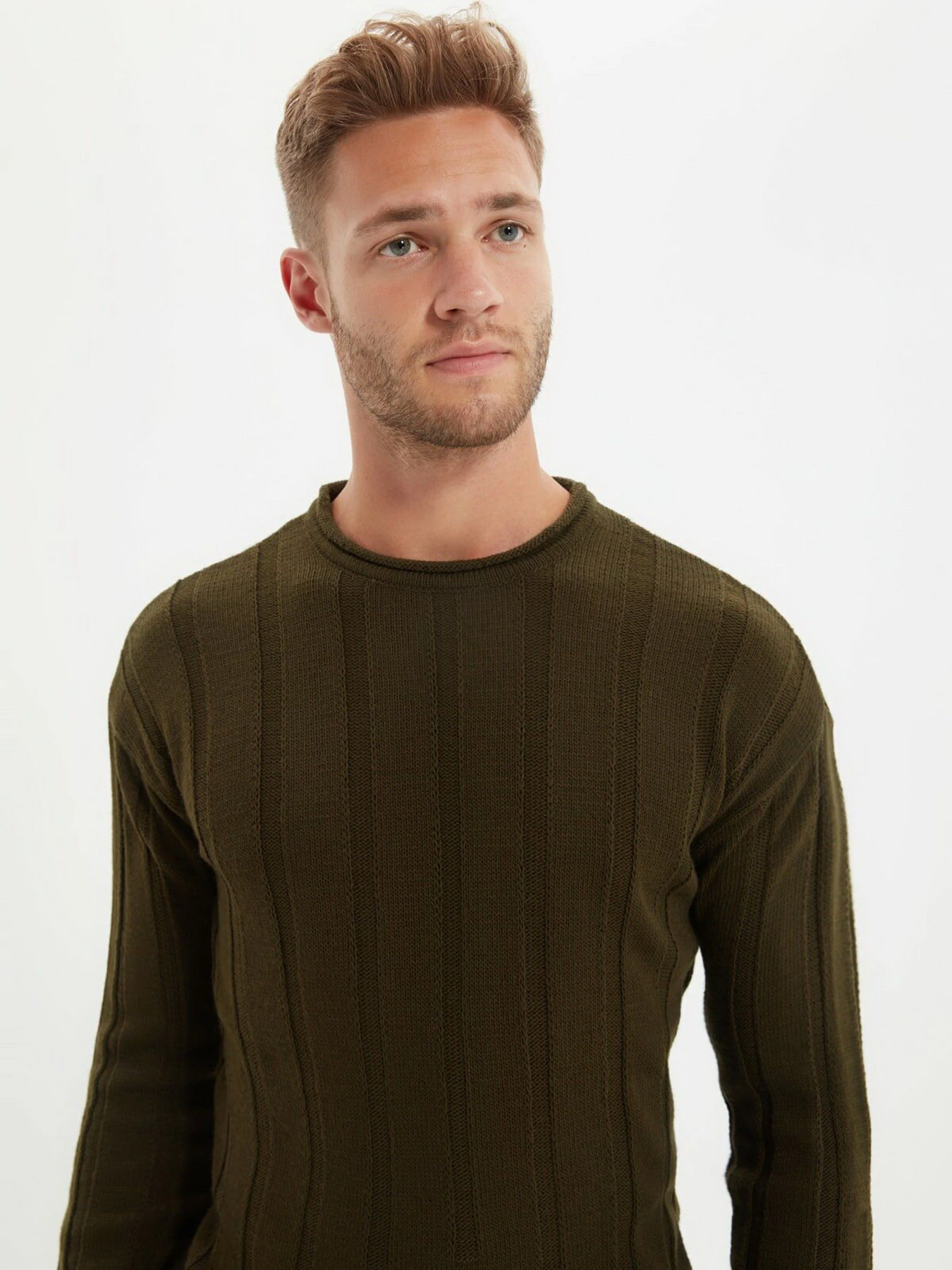 Светри та кардигани Trendyol модель TMNAW22KZ0596/Haki Светри та кардигани Trendyol модель TMNAW22KZ0596/Haki Фото