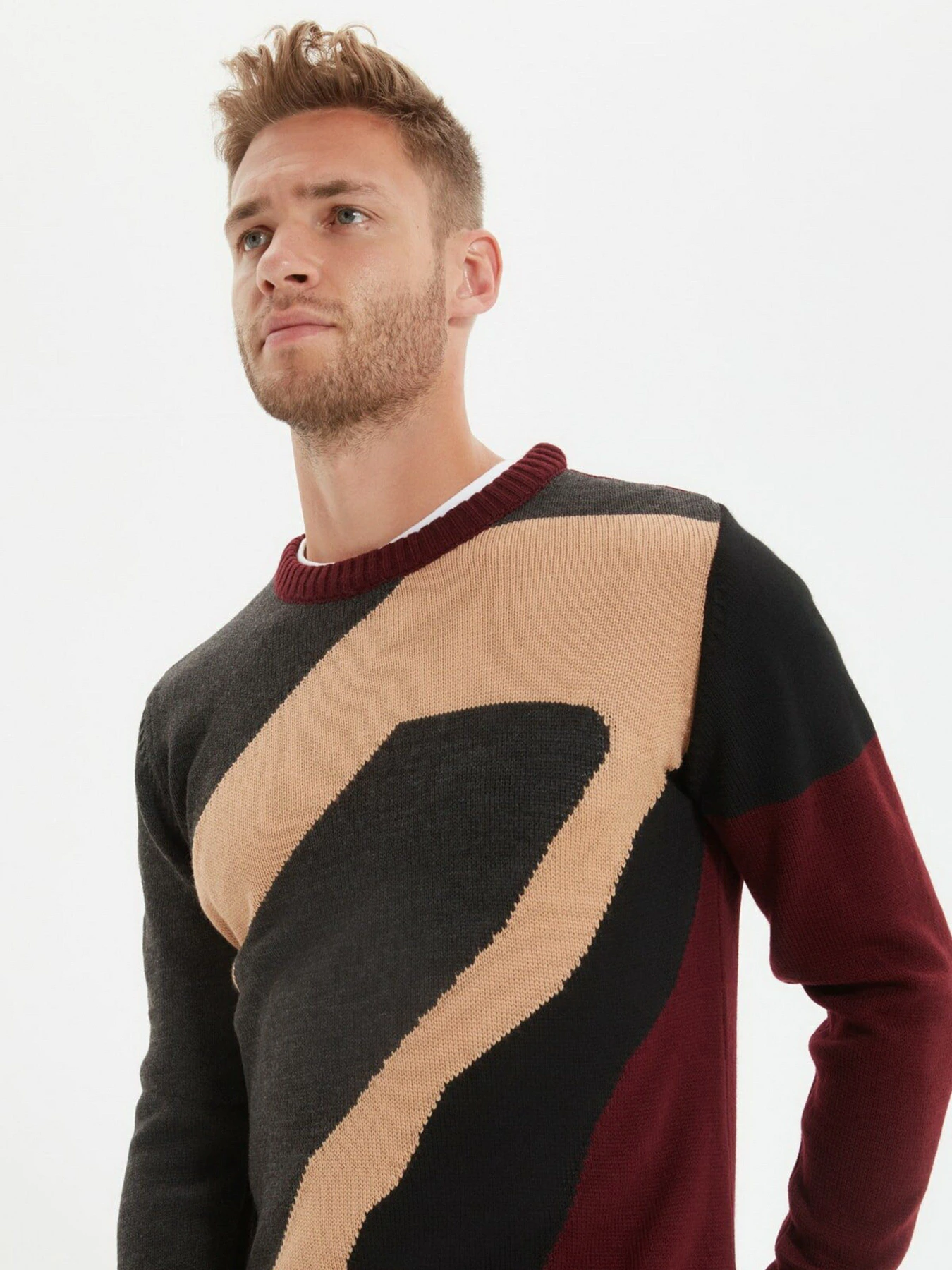 Светри та кардигани Trendyol модель TMNAW22KZ0769/Antrasit Светри та кардигани Trendyol модель TMNAW22KZ0769/Antrasit Фото
