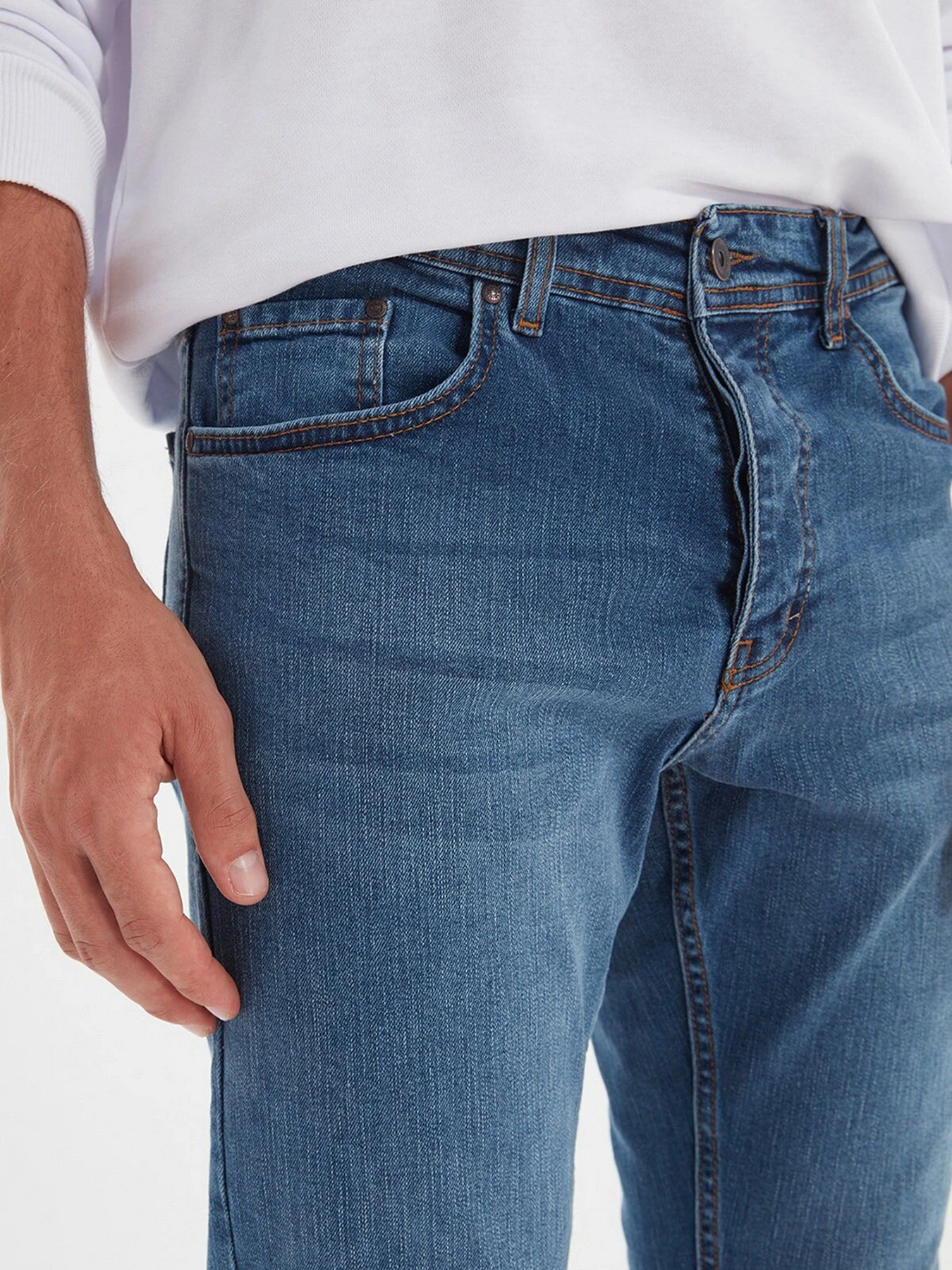 Джинси Trendyol Skinny модель TMNAW22JE0050/Indigo Фото