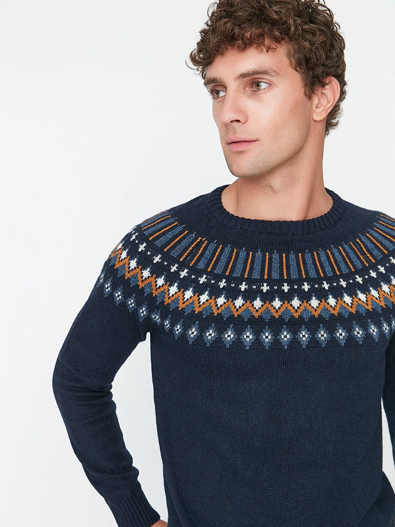 Свитры и кардиганы Trendyol модель TMNAW22KZ0313/Lacivert Свитры и кардиганы Trendyol модель TMNAW22KZ0313/Lacivert Фото