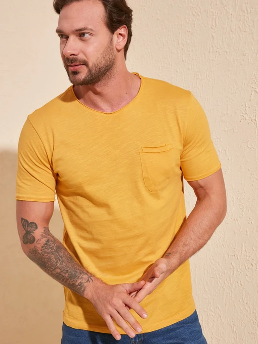 Футболки и поло Trendyol модель TMNSS20TS0305/Hardal Фото