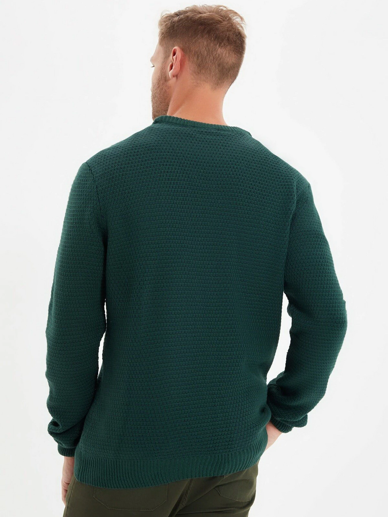 Светри та кардигани Trendyol модель TMNAW22KZ0659/Yesil Светри та кардигани Trendyol модель TMNAW22KZ0659/Yesil Фото