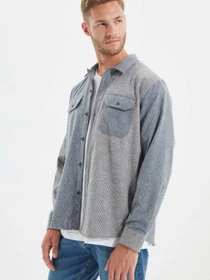 Рубашки Trendyol модель TMNAW22GO0222/Gri Фото