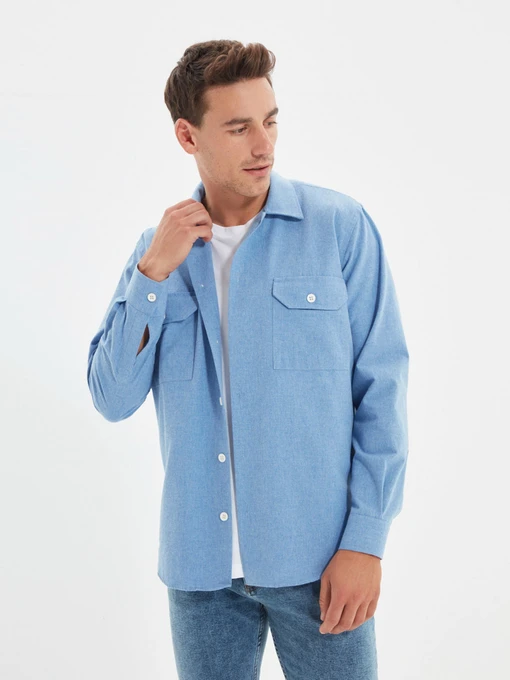 Сорочки Trendyol модель TMNAW22GO0341/Indigo Фото