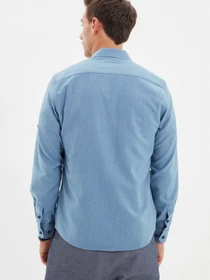 Рубашки Trendyol модель TMNAW22GO0364/Mavi Фото