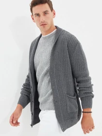 Светри та кардигани Trendyol модель TMNAW22HI0078/Gri Фото