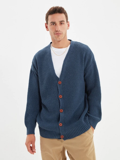 Светри та кардигани Trendyol модель TMNAW22HI0151/Indigo Фото