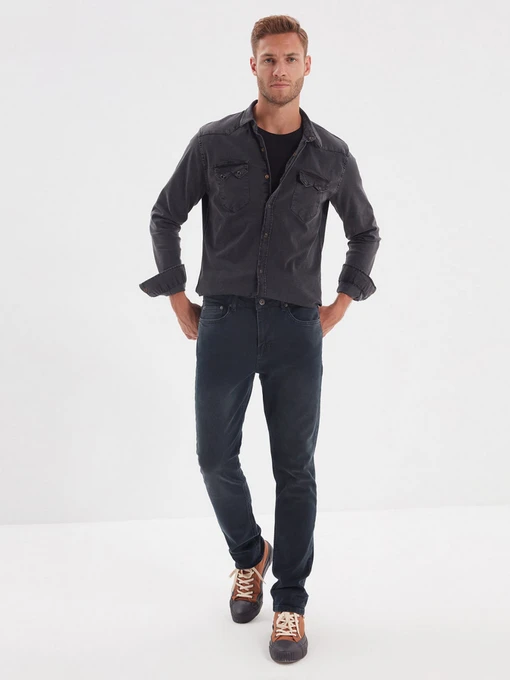Джинси Trendyol Slim модель TMNAW22JE0020/Lacivert Фото