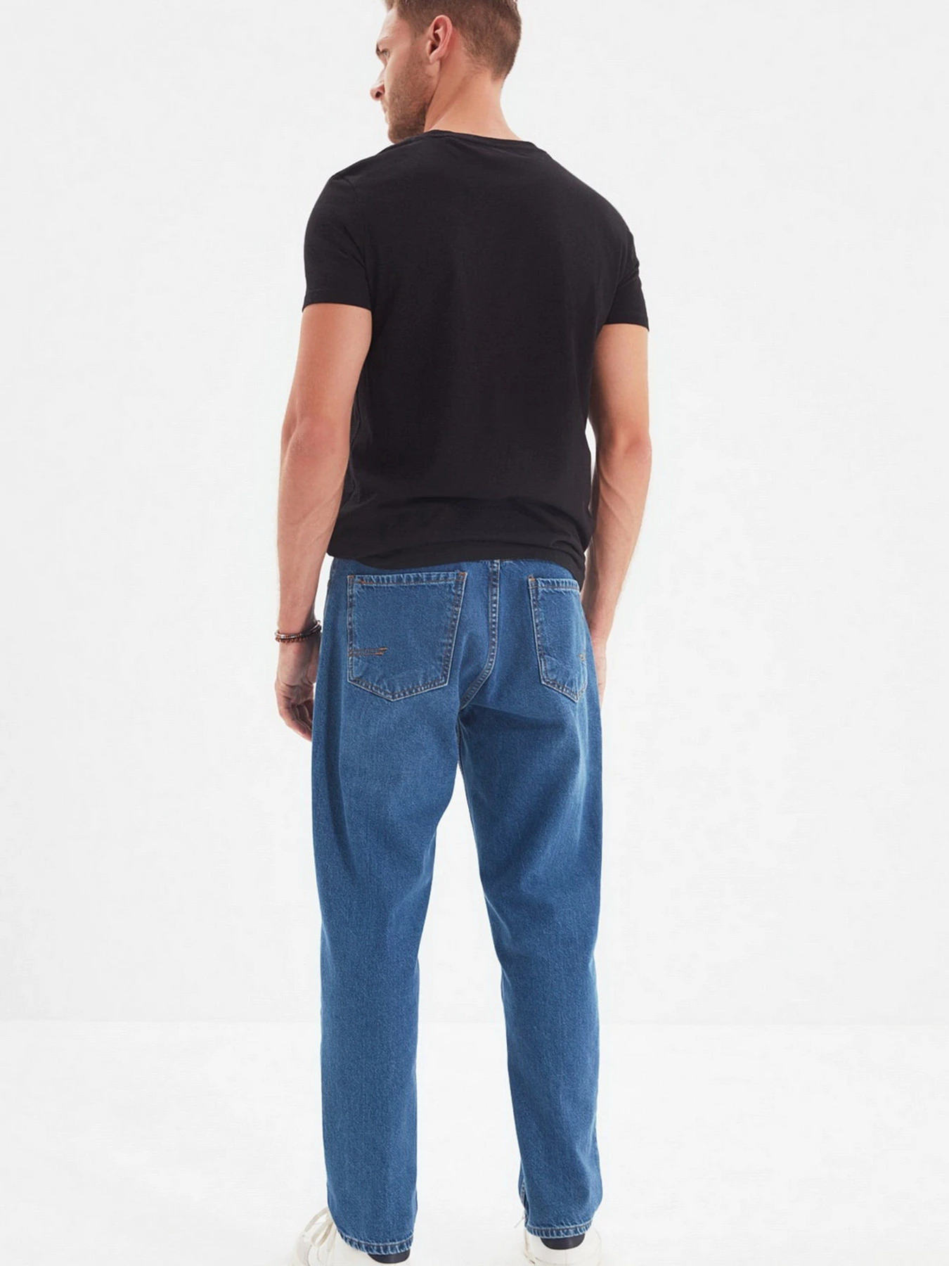 Джинсы Trendyol Relax модель TMNAW22JE0027/Indigo Фото