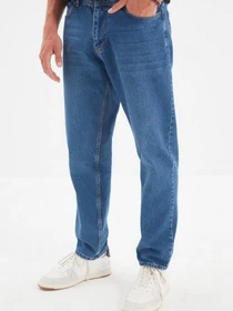 Джинсы Trendyol Relax модель TMNAW22JE0027/Indigo Фото