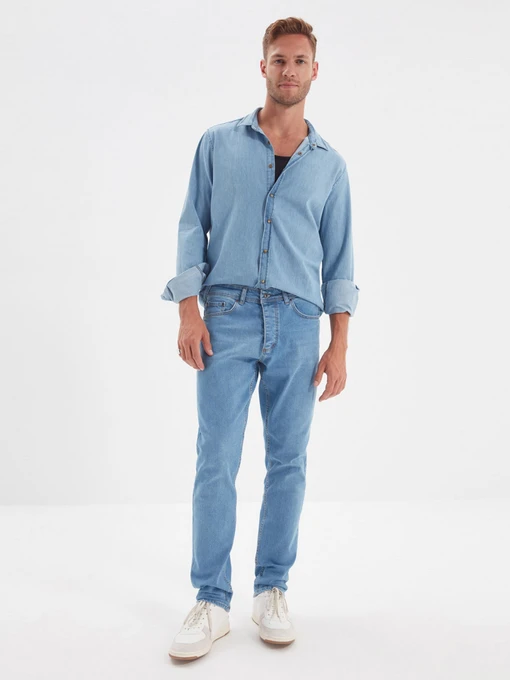 Джинси Trendyol Slim модель TMNAW22JE0043/Mavi Фото