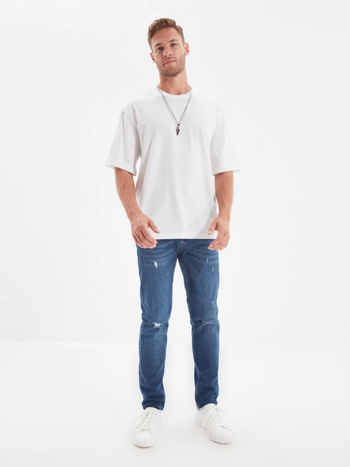 Джинси Trendyol Slim модель TMNAW22JE0061/Indigo Фото