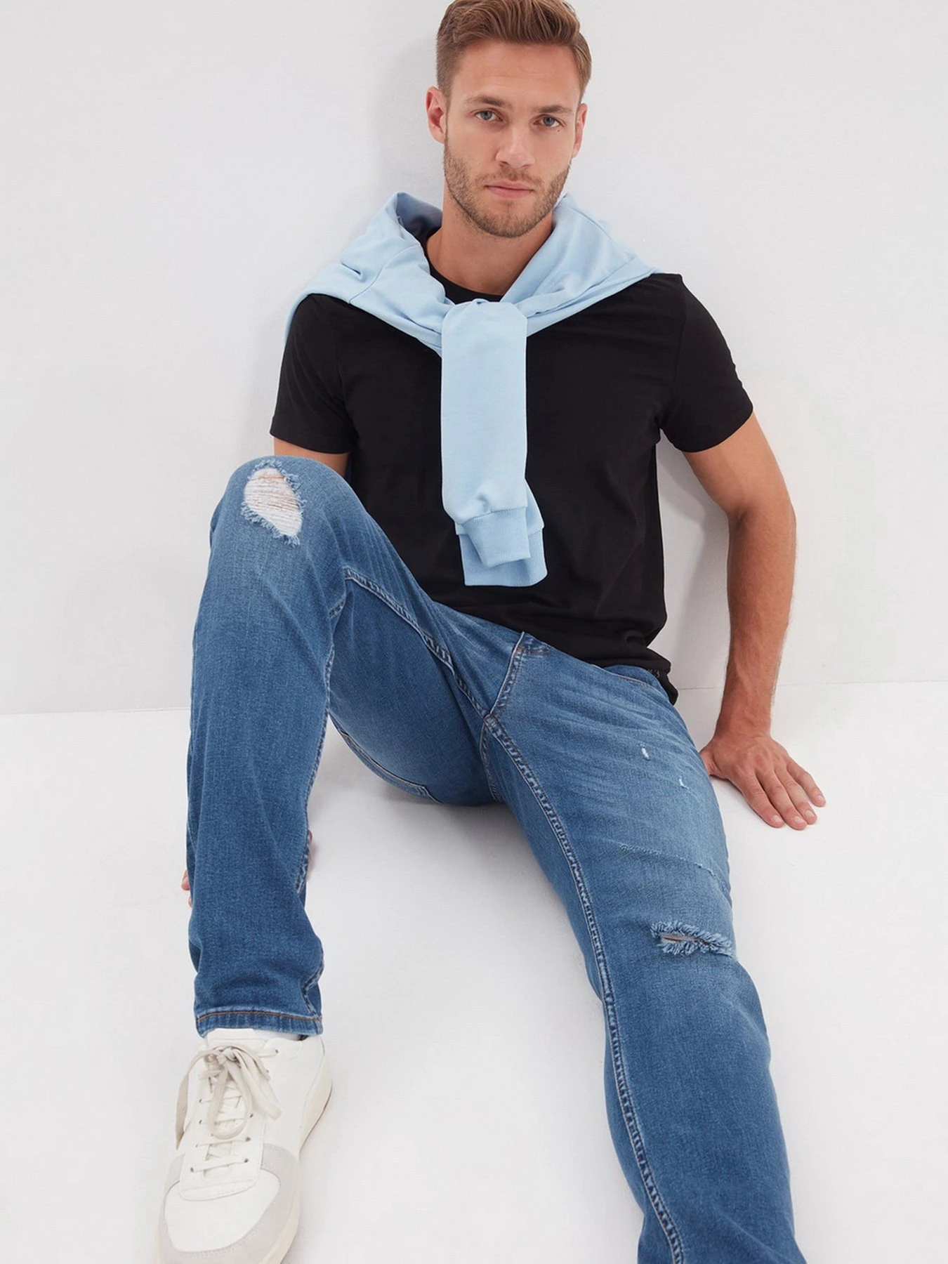 Джинси Trendyol Slim модель TMNAW22JE0061/Mavi Фото