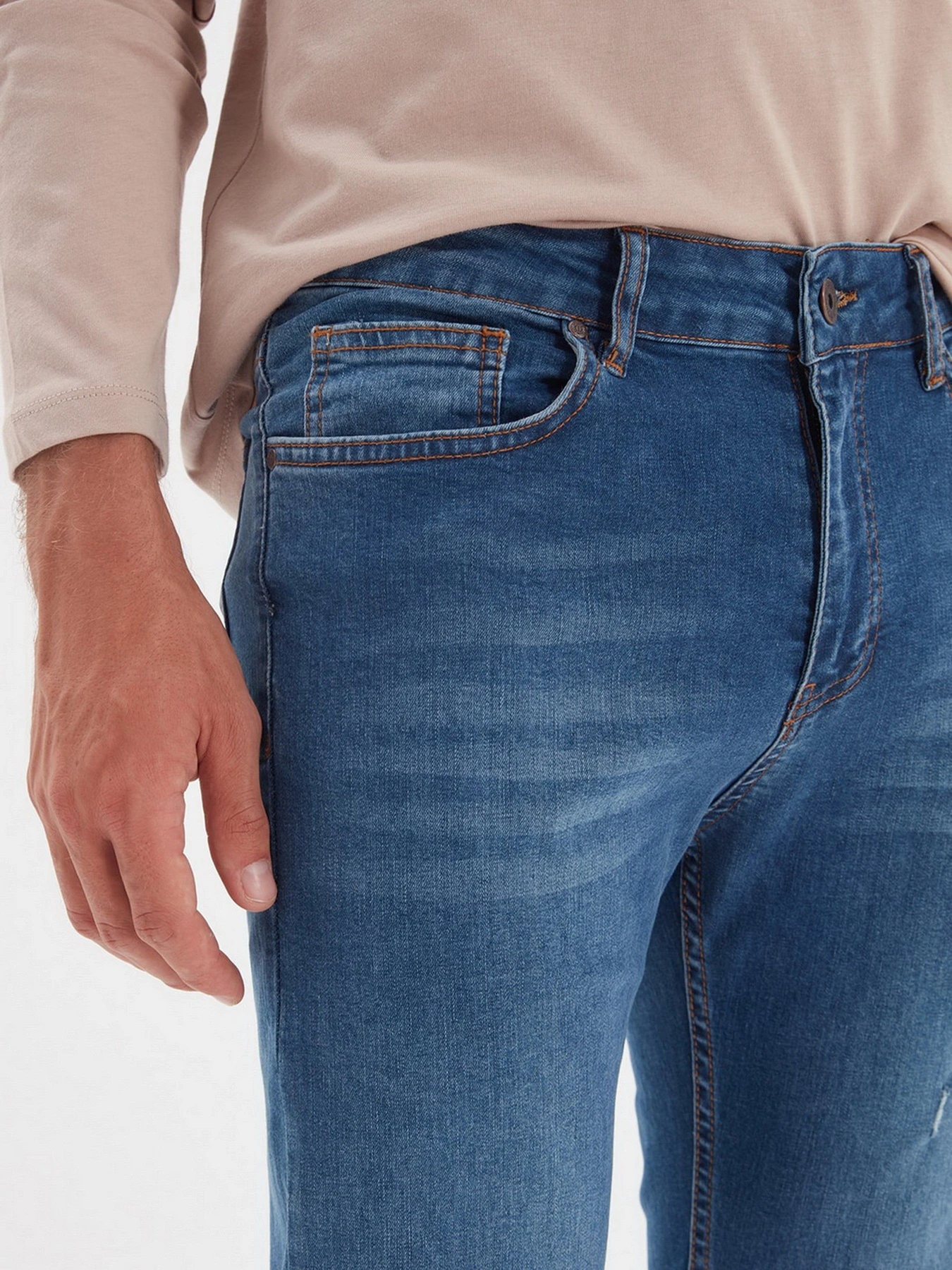 Джинси Trendyol Slim модель TMNAW22JE0062/Indigo Фото