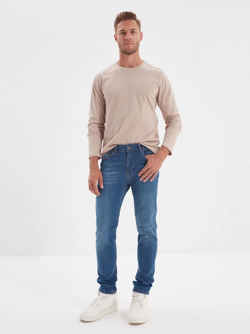 Джинси Trendyol Slim модель TMNAW22JE0062/Indigo Фото