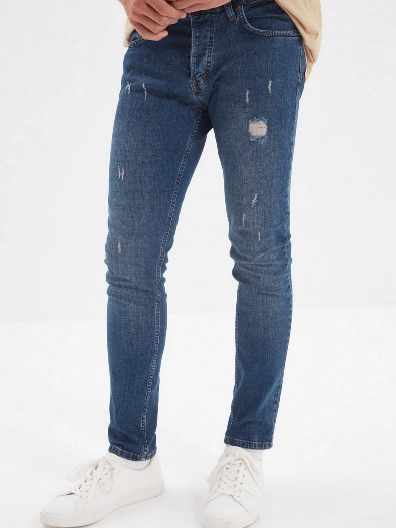 Джинси Trendyol Skinny модель TMNAW22JE0304/Lacivert Фото