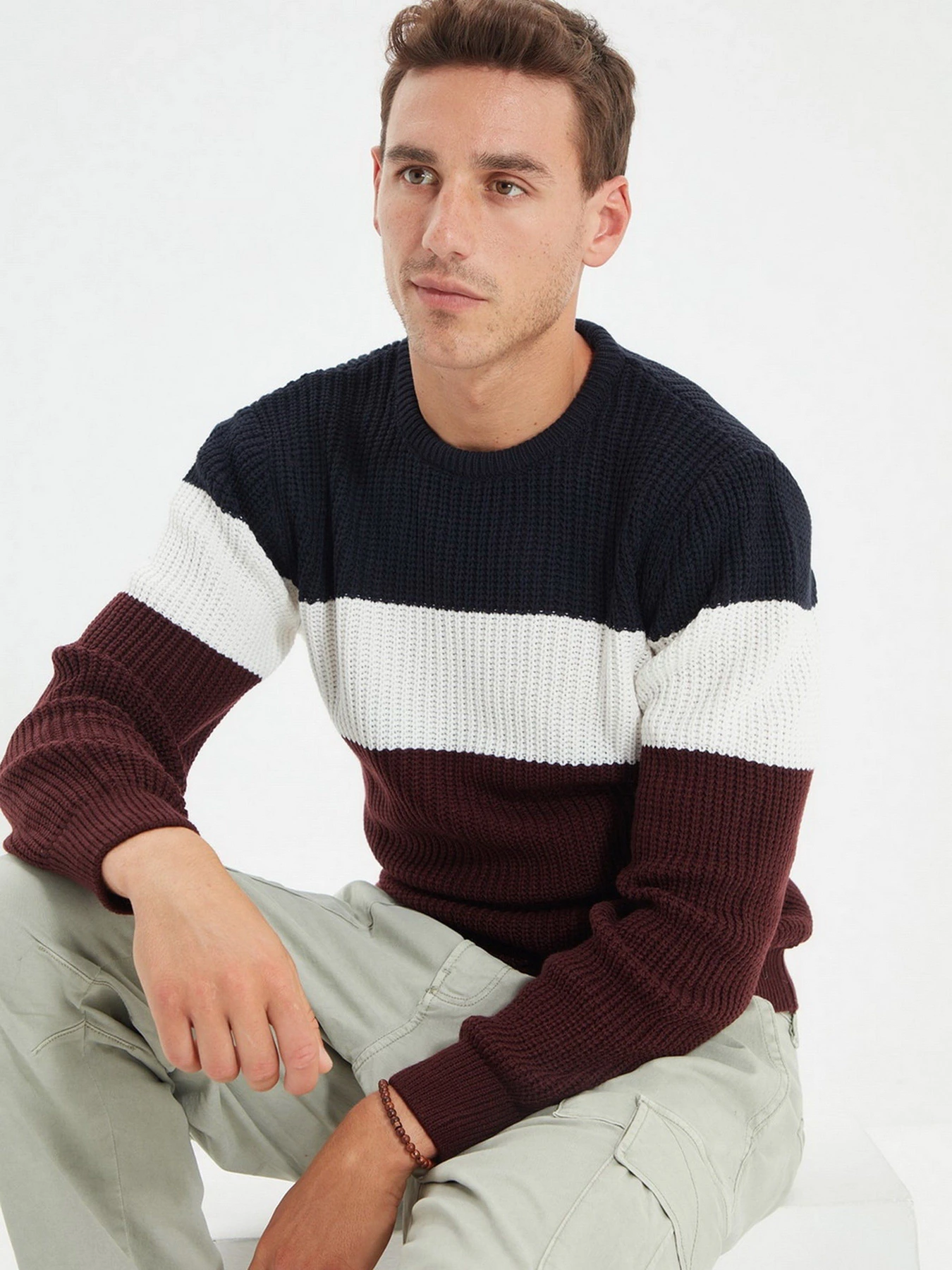 Светри та кардигани Trendyol модель TMNAW22KZ0140/Bordo Светри та кардигани Trendyol модель TMNAW22KZ0140/Bordo Фото