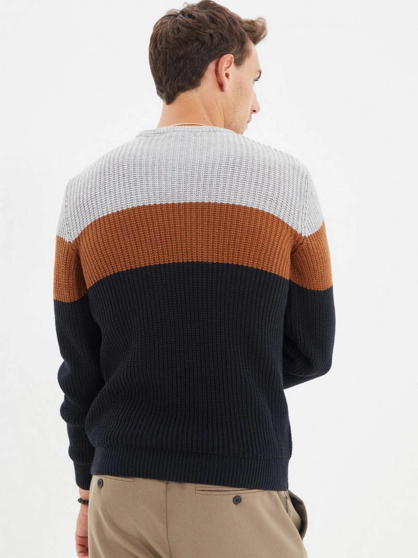 Светри та кардигани Trendyol модель TMNAW22KZ0140/Lacivert Светри та кардигани Trendyol модель TMNAW22KZ0140/Lacivert Фото