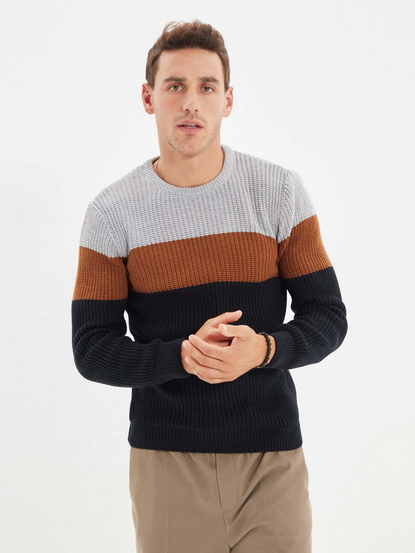 Светри та кардигани Trendyol модель TMNAW22KZ0140/Lacivert Светри та кардигани Trendyol модель TMNAW22KZ0140/Lacivert Фото