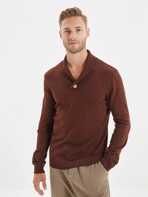 Светри та кардигани Trendyol модель TMNAW22KZ0154/Kahverengi Фото