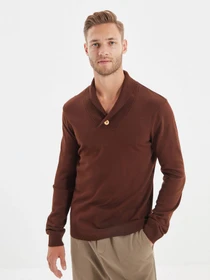 Светри та кардигани Trendyol модель TMNAW22KZ0154/Kahverengi Фото